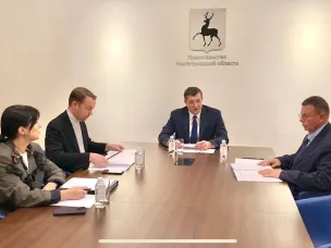 Глеб Никитин провел встречу с новым генеральным директором АО «Хохломская роспись» Владиславом Валовым